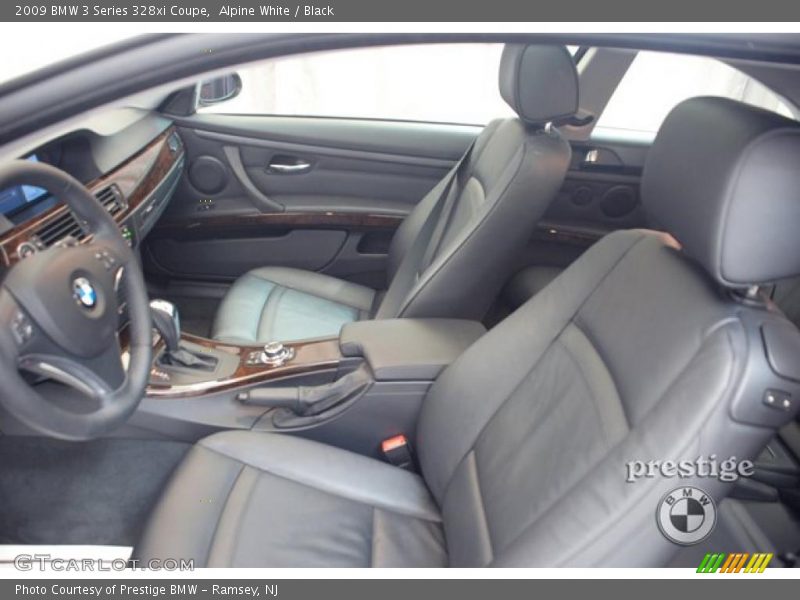 Alpine White / Black 2009 BMW 3 Series 328xi Coupe