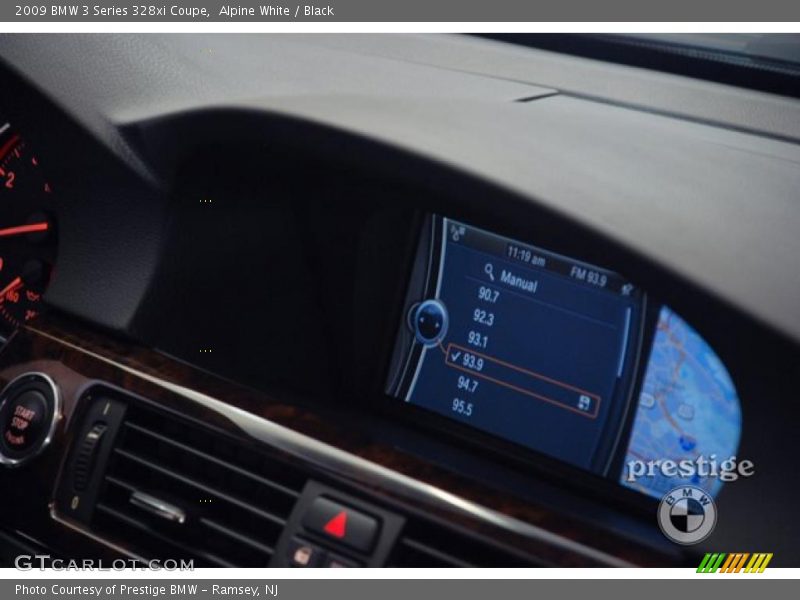 Alpine White / Black 2009 BMW 3 Series 328xi Coupe
