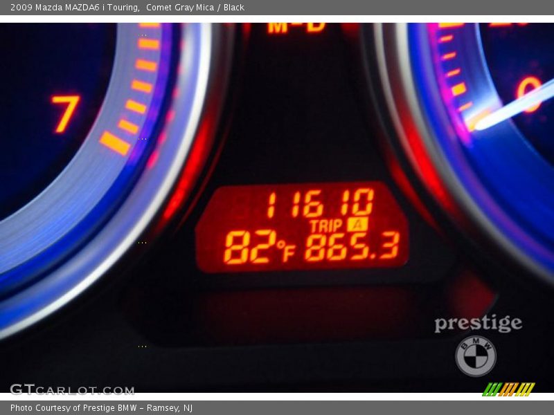 Comet Gray Mica / Black 2009 Mazda MAZDA6 i Touring