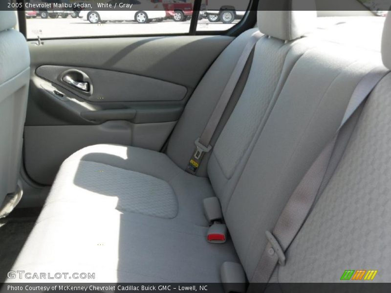 White / Gray 2005 Chevrolet Malibu Sedan