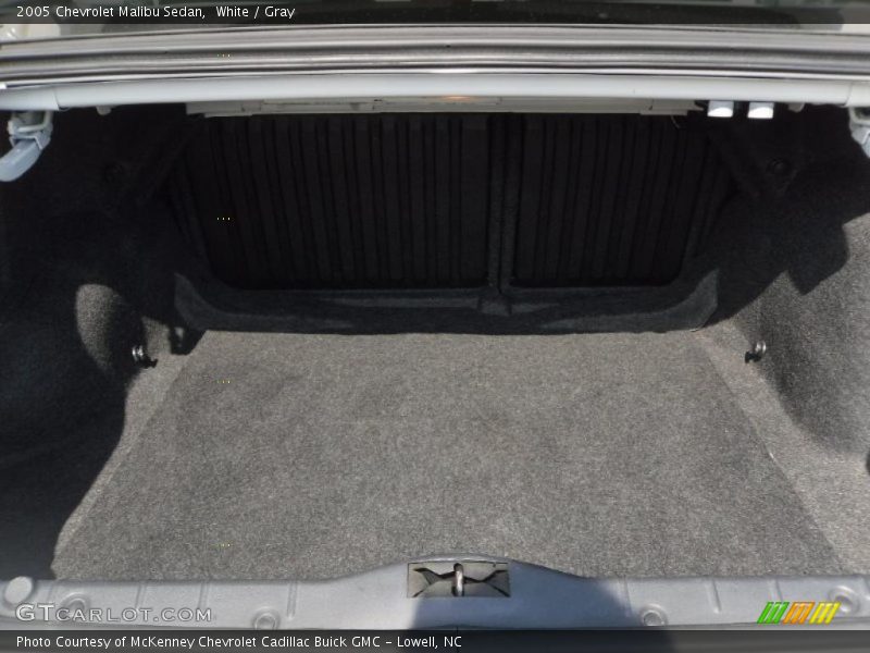 White / Gray 2005 Chevrolet Malibu Sedan