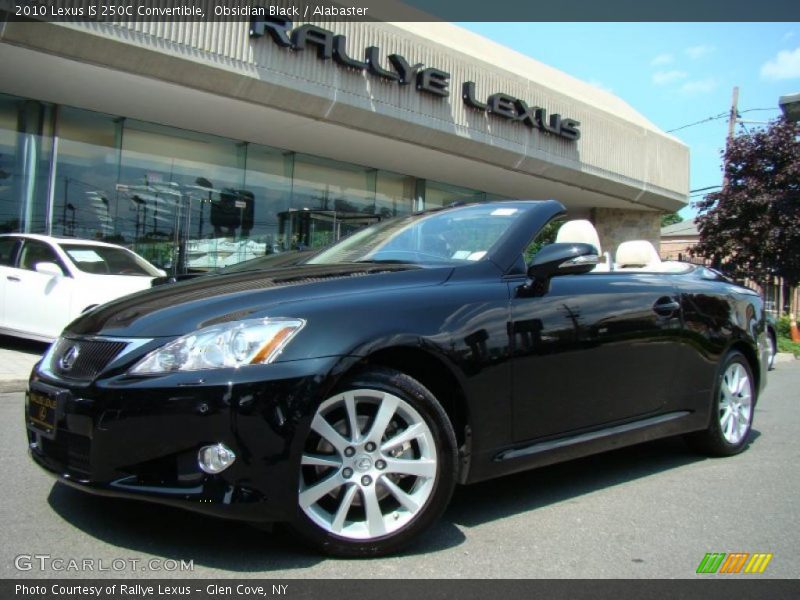 Obsidian Black / Alabaster 2010 Lexus IS 250C Convertible