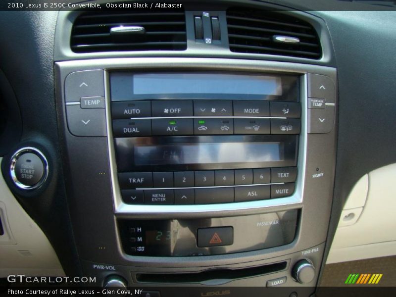 Obsidian Black / Alabaster 2010 Lexus IS 250C Convertible