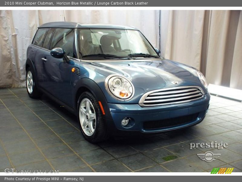 Horizon Blue Metallic / Lounge Carbon Black Leather 2010 Mini Cooper Clubman