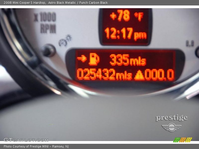 Astro Black Metallic / Punch Carbon Black 2008 Mini Cooper S Hardtop