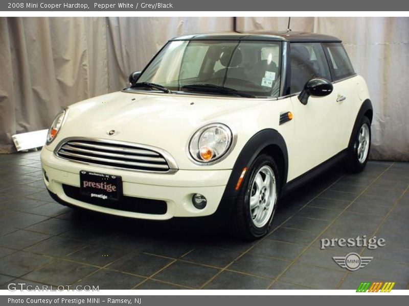 Pepper White / Grey/Black 2008 Mini Cooper Hardtop