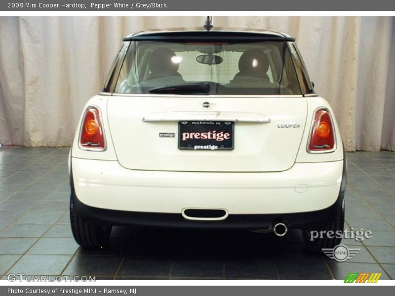 Pepper White / Grey/Black 2008 Mini Cooper Hardtop