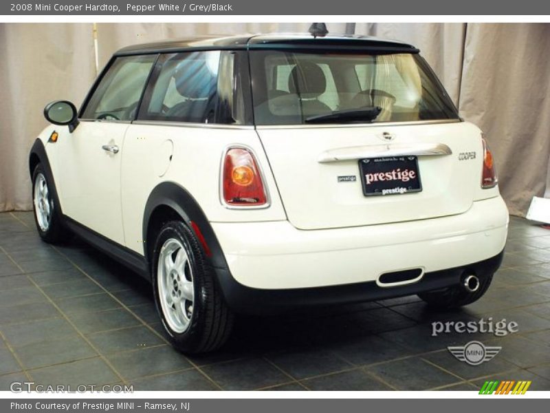 Pepper White / Grey/Black 2008 Mini Cooper Hardtop