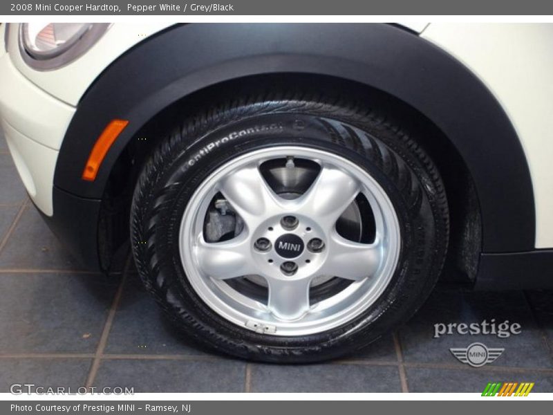 Pepper White / Grey/Black 2008 Mini Cooper Hardtop