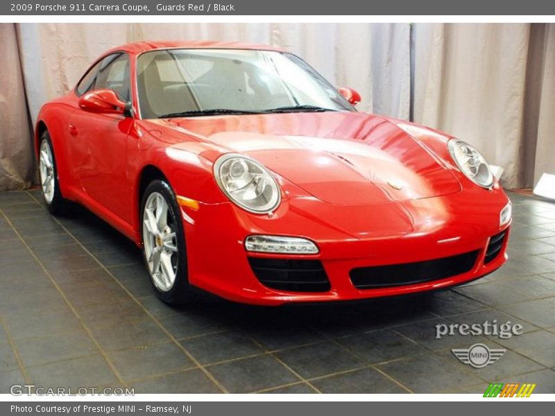 Guards Red / Black 2009 Porsche 911 Carrera Coupe
