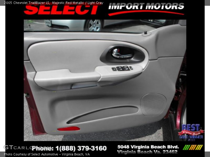 Majestic Red Metallic / Light Gray 2005 Chevrolet TrailBlazer LS
