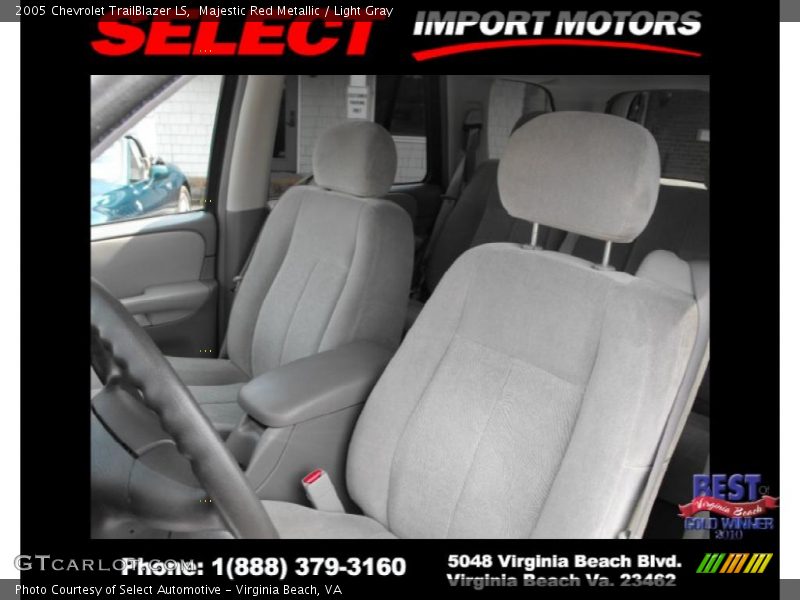 Majestic Red Metallic / Light Gray 2005 Chevrolet TrailBlazer LS