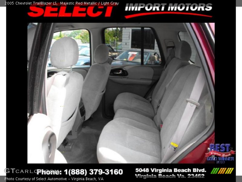 Majestic Red Metallic / Light Gray 2005 Chevrolet TrailBlazer LS