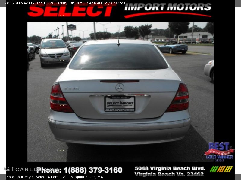 Brilliant Silver Metallic / Charcoal 2005 Mercedes-Benz E 320 Sedan