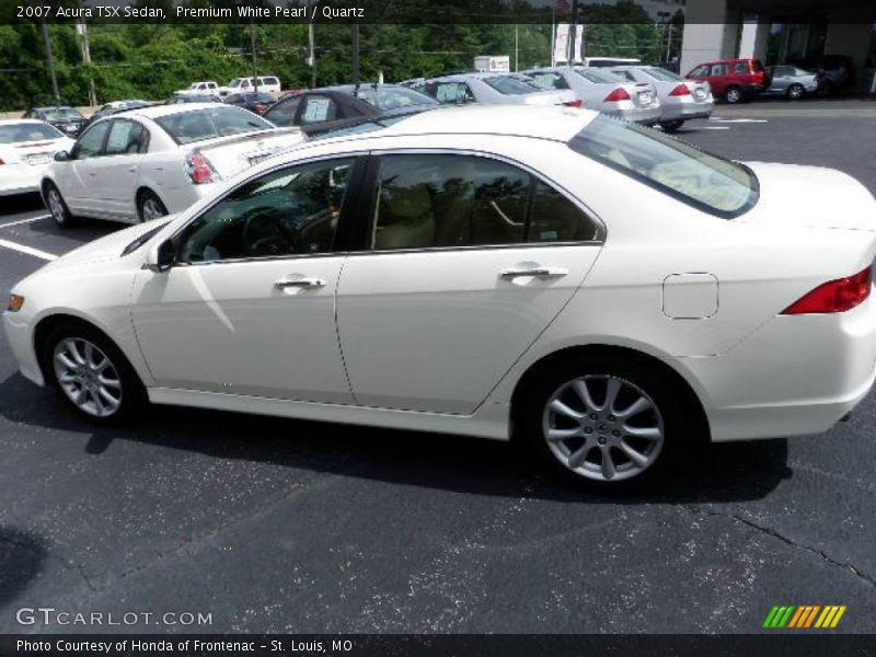 Premium White Pearl / Quartz 2007 Acura TSX Sedan
