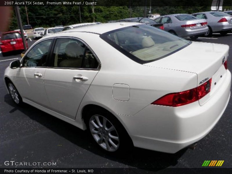 Premium White Pearl / Quartz 2007 Acura TSX Sedan
