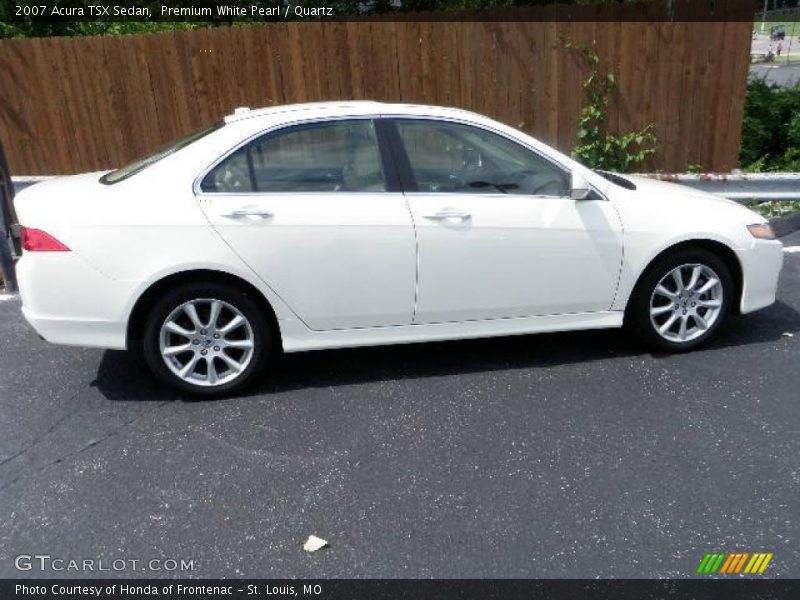 Premium White Pearl / Quartz 2007 Acura TSX Sedan
