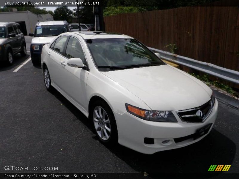 Premium White Pearl / Quartz 2007 Acura TSX Sedan