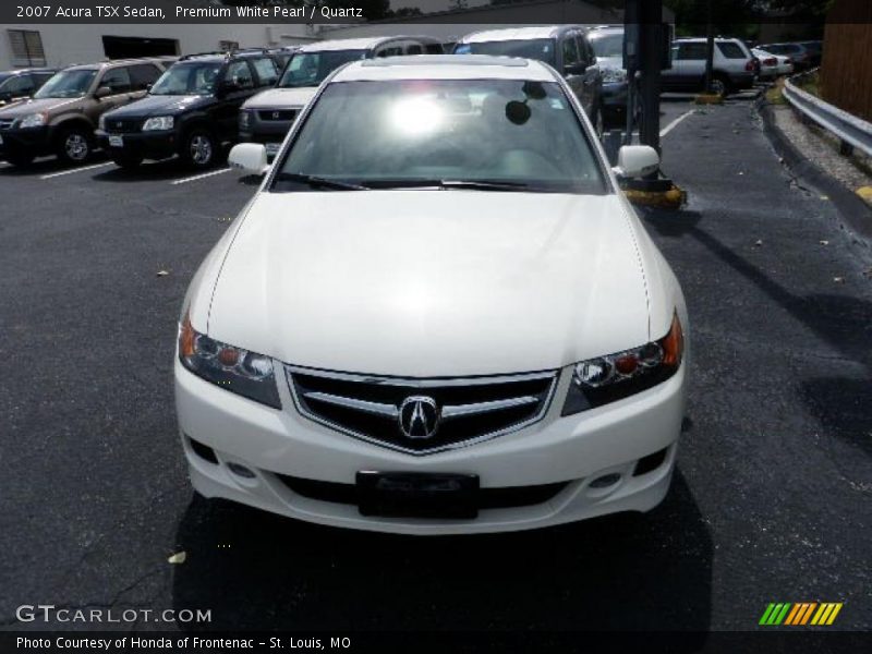 Premium White Pearl / Quartz 2007 Acura TSX Sedan