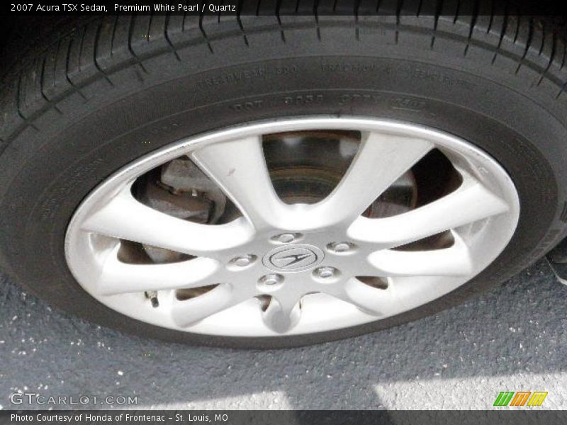 Premium White Pearl / Quartz 2007 Acura TSX Sedan