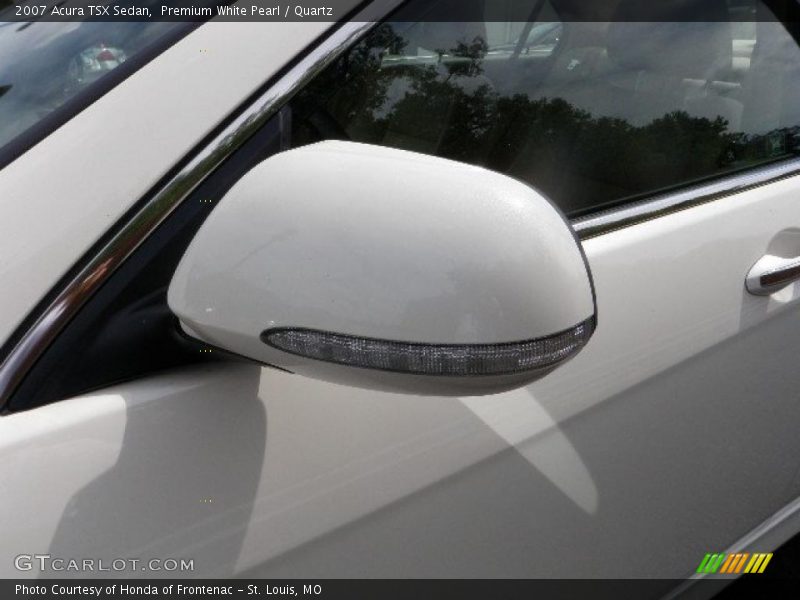 Premium White Pearl / Quartz 2007 Acura TSX Sedan