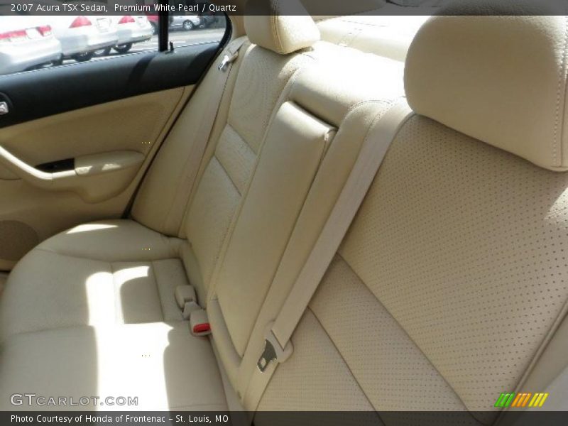 Premium White Pearl / Quartz 2007 Acura TSX Sedan