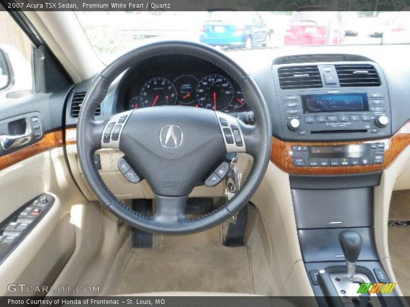 Premium White Pearl / Quartz 2007 Acura TSX Sedan