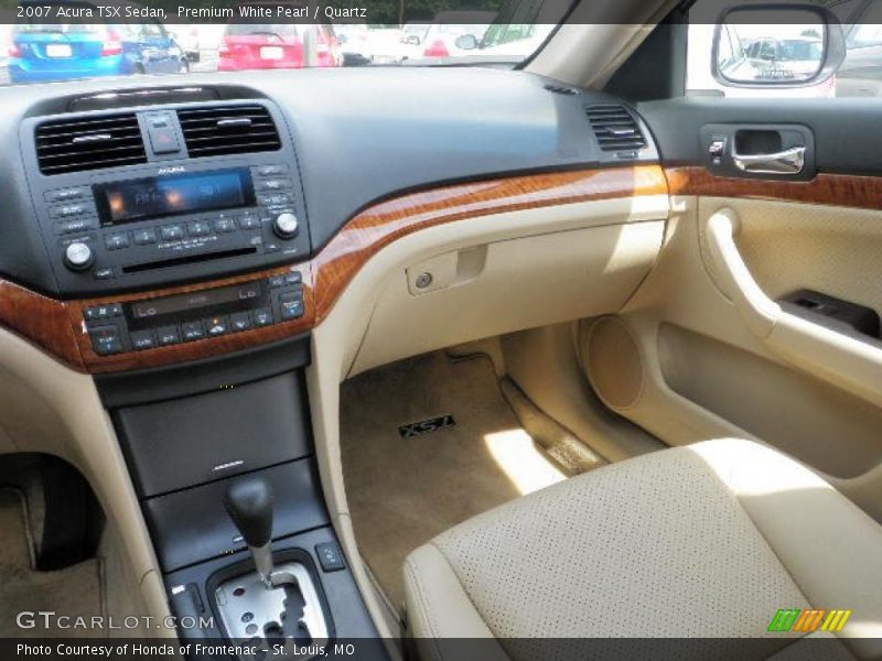 Premium White Pearl / Quartz 2007 Acura TSX Sedan