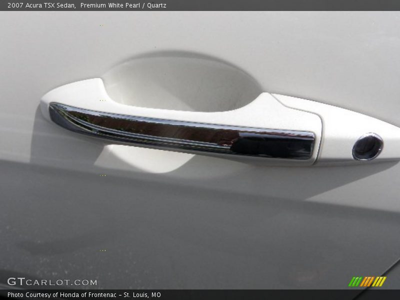 Premium White Pearl / Quartz 2007 Acura TSX Sedan