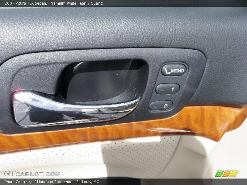 Premium White Pearl / Quartz 2007 Acura TSX Sedan