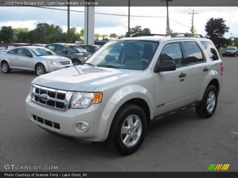 Light Sage Metallic / Charcoal 2008 Ford Escape XLT