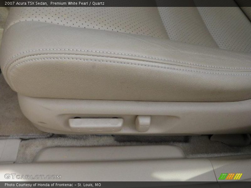 Premium White Pearl / Quartz 2007 Acura TSX Sedan