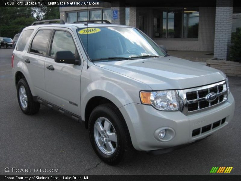 Light Sage Metallic / Charcoal 2008 Ford Escape XLT