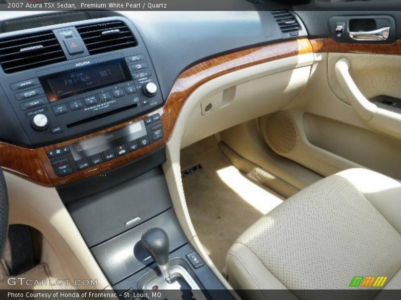 Premium White Pearl / Quartz 2007 Acura TSX Sedan