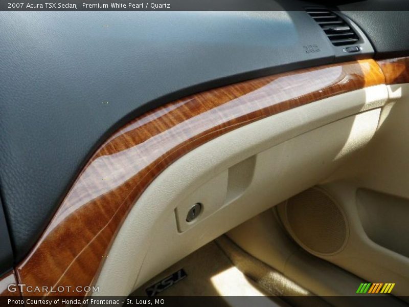 Premium White Pearl / Quartz 2007 Acura TSX Sedan