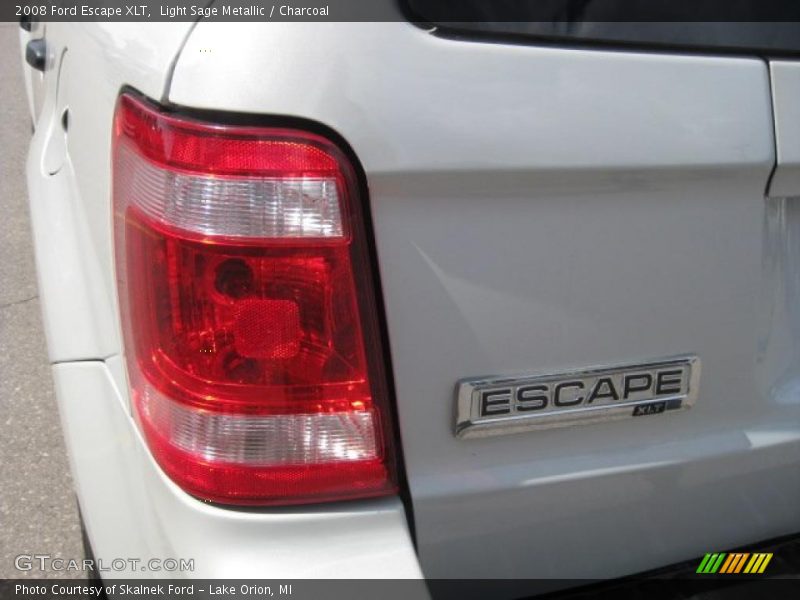 Light Sage Metallic / Charcoal 2008 Ford Escape XLT