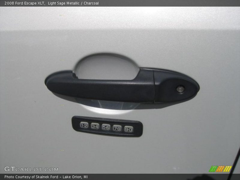 Light Sage Metallic / Charcoal 2008 Ford Escape XLT