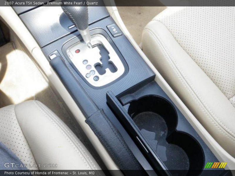 Premium White Pearl / Quartz 2007 Acura TSX Sedan