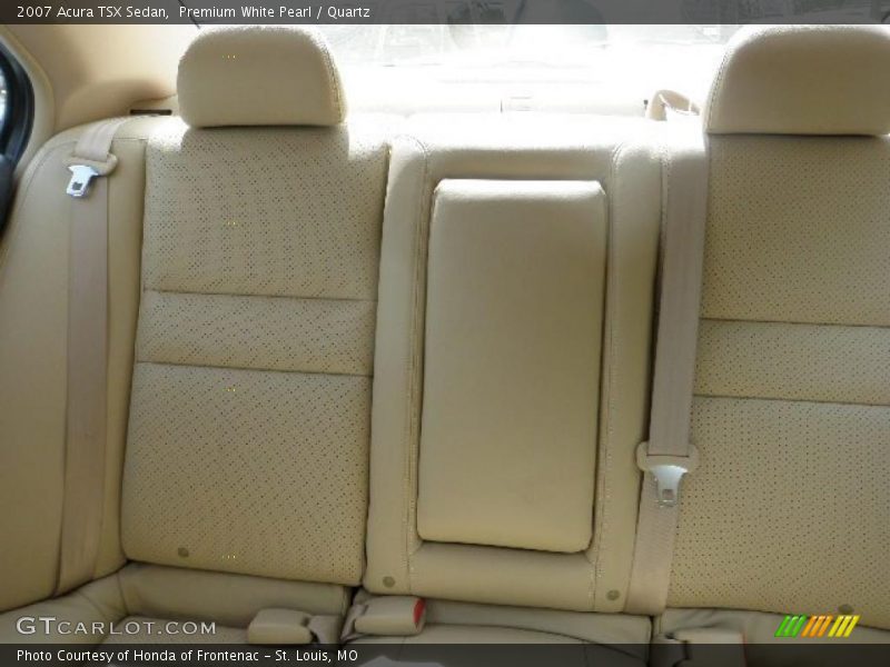 Premium White Pearl / Quartz 2007 Acura TSX Sedan
