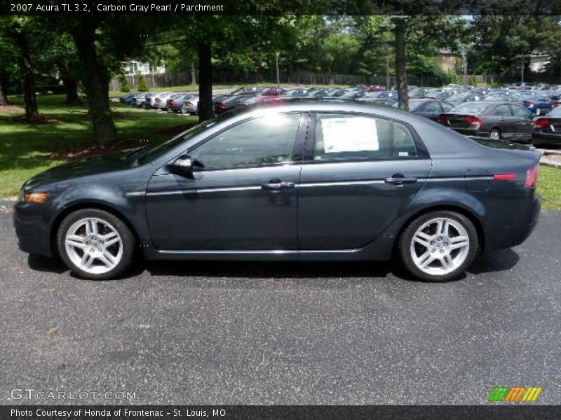 Carbon Gray Pearl / Parchment 2007 Acura TL 3.2