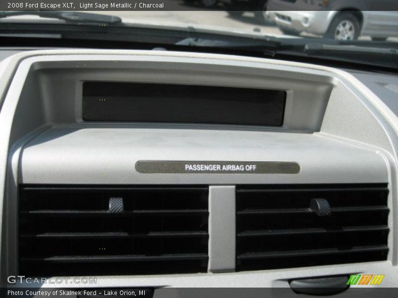 Light Sage Metallic / Charcoal 2008 Ford Escape XLT