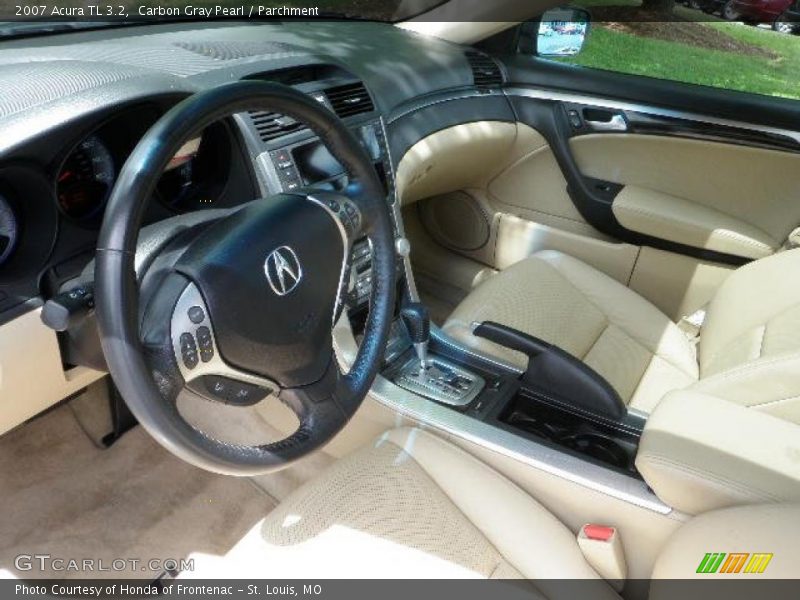 Carbon Gray Pearl / Parchment 2007 Acura TL 3.2