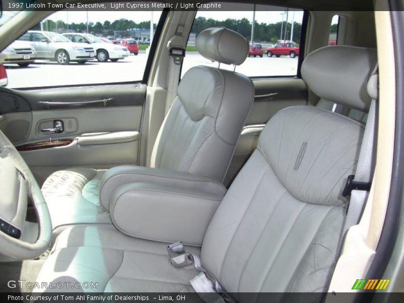 Light Cypress Metallic / Light Graphite 1997 Lincoln Town Car Executive