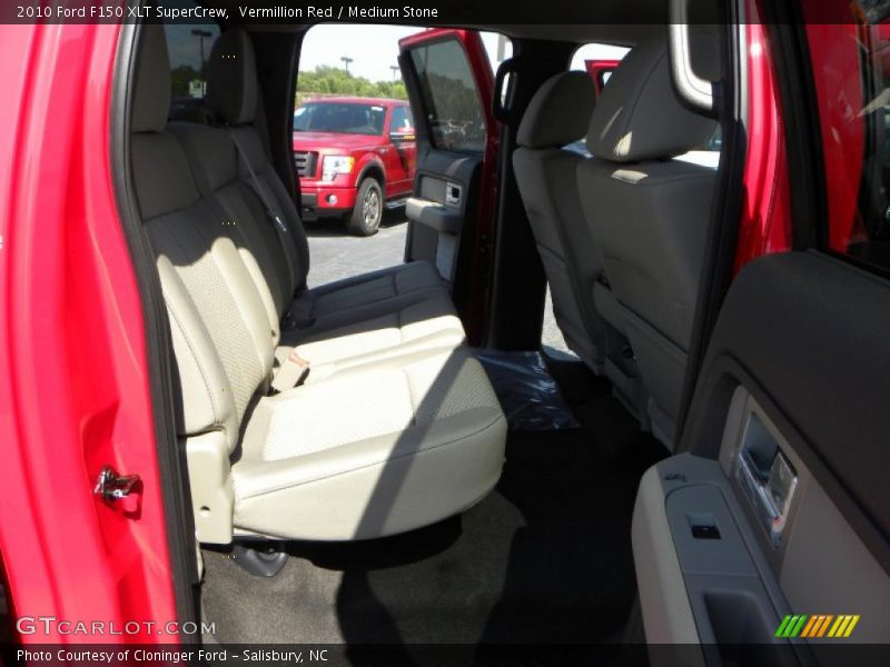 Vermillion Red / Medium Stone 2010 Ford F150 XLT SuperCrew