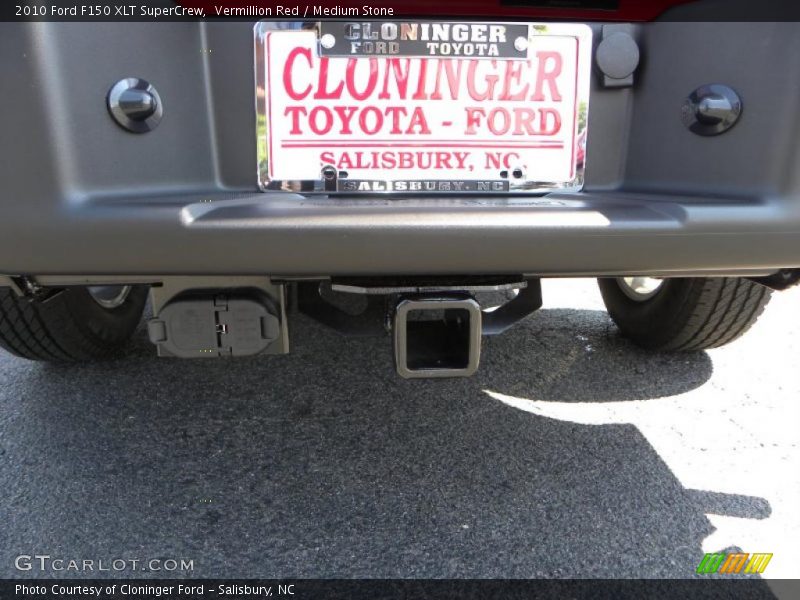 Vermillion Red / Medium Stone 2010 Ford F150 XLT SuperCrew