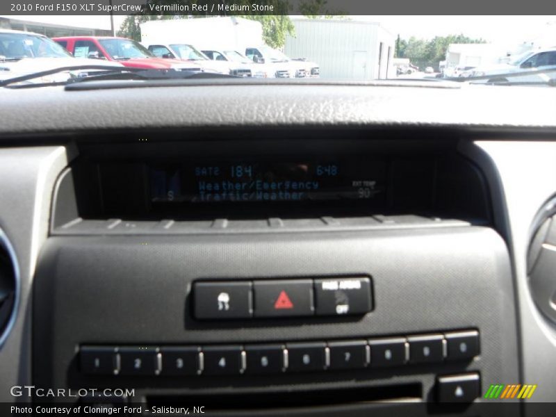 Vermillion Red / Medium Stone 2010 Ford F150 XLT SuperCrew