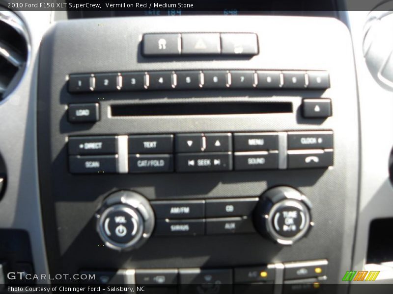 Vermillion Red / Medium Stone 2010 Ford F150 XLT SuperCrew
