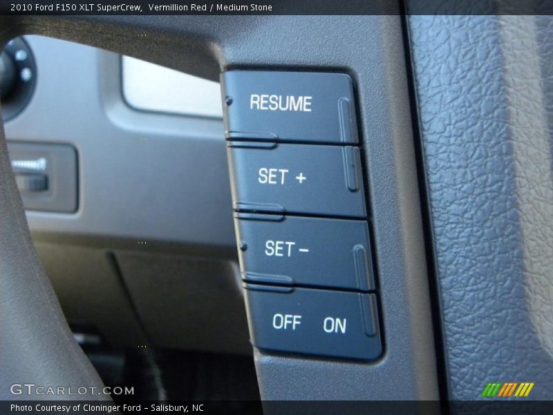 Vermillion Red / Medium Stone 2010 Ford F150 XLT SuperCrew