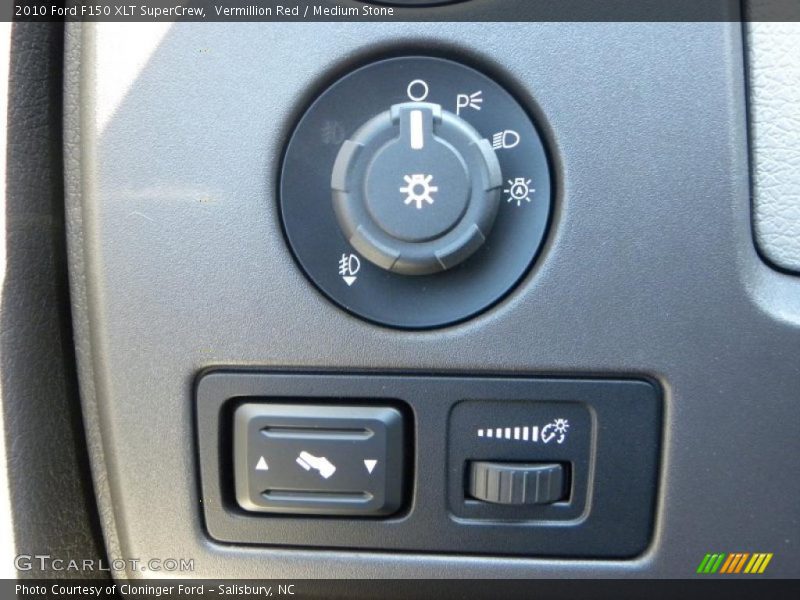 Vermillion Red / Medium Stone 2010 Ford F150 XLT SuperCrew