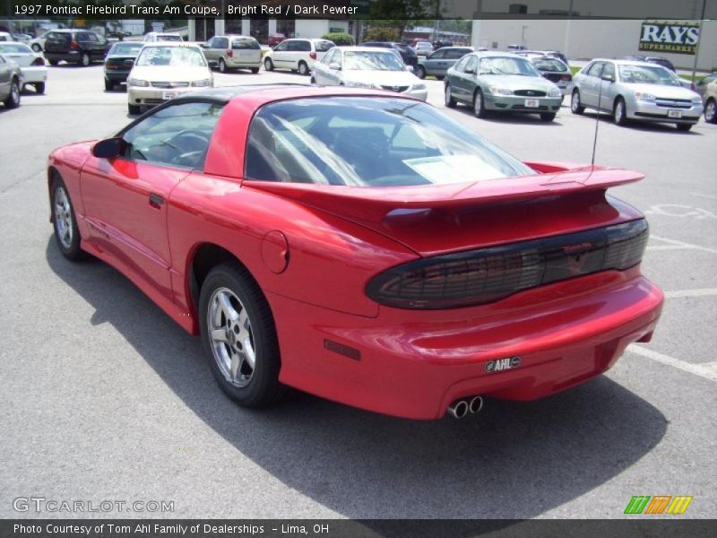 Bright Red / Dark Pewter 1997 Pontiac Firebird Trans Am Coupe